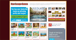 Desktop Screenshot of newescapegames.com