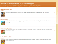 Tablet Screenshot of newescapegames.com